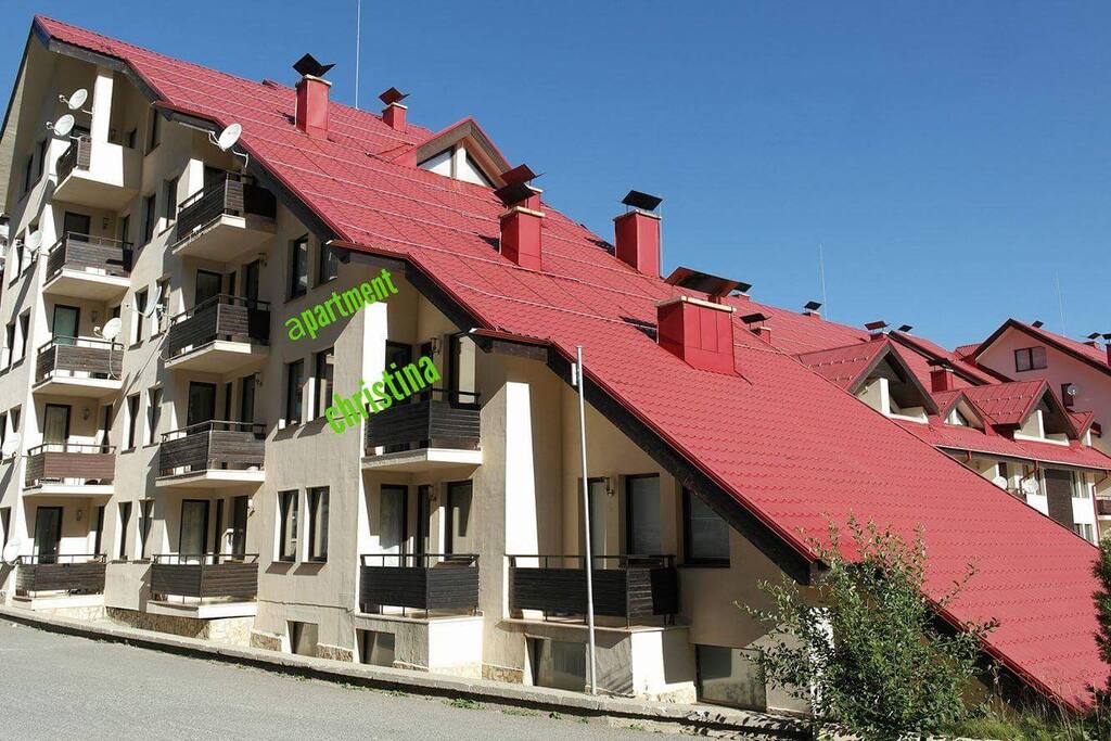 Apartment Christina balcony in Complex Laplandia