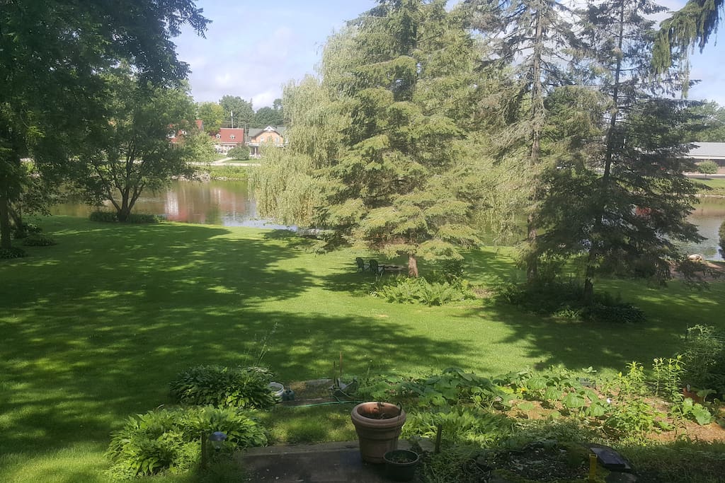 Rock River in backyard.