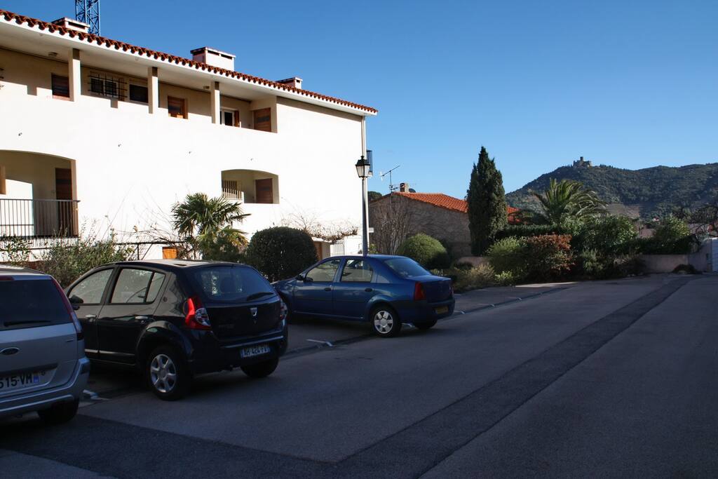 parking de la résidence