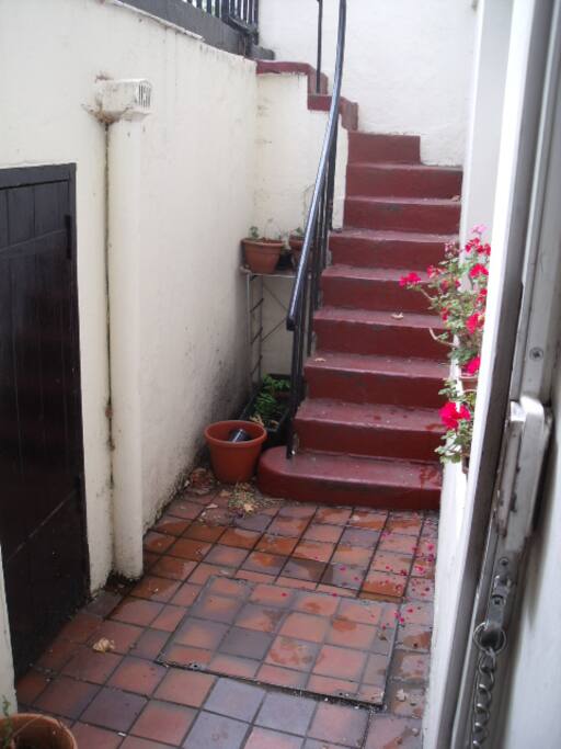 stairs to the flat