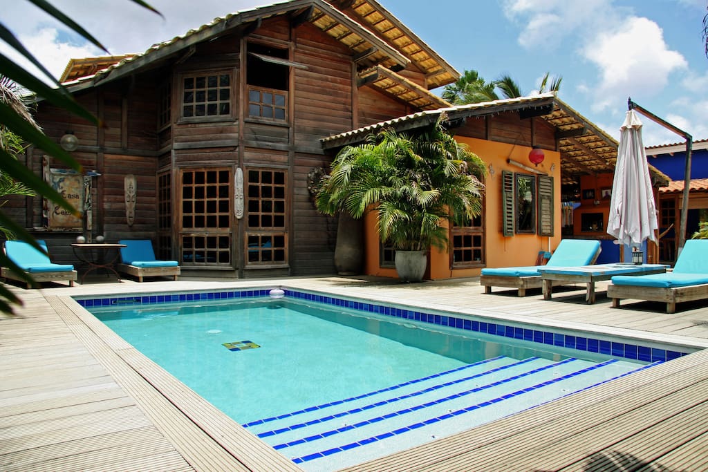 Our magna natural swimmingpool (no Chlorine added)