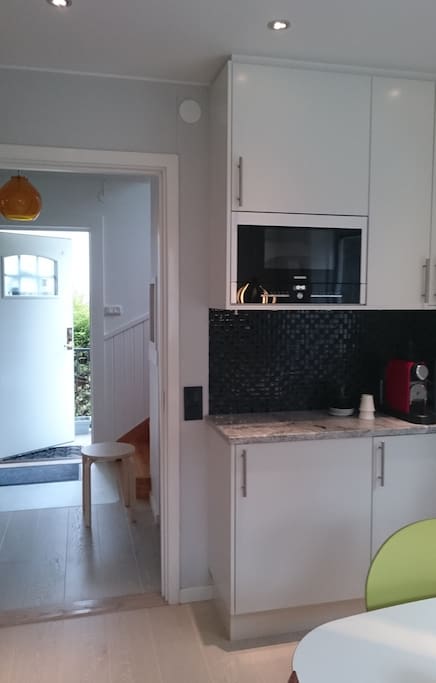 Kitchen and entrance on ground floor