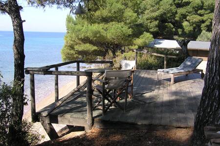 Lady's Private House on the beach.
