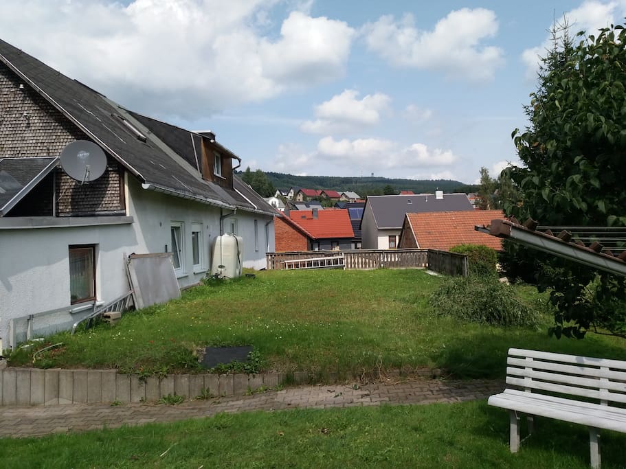 Blickk zum Inselberg