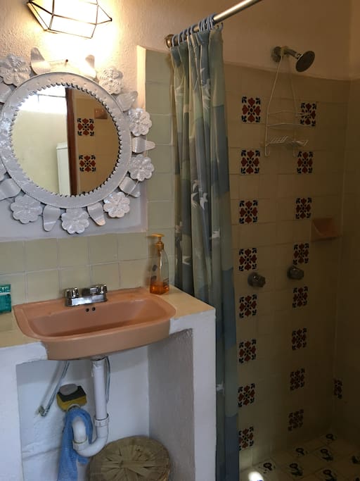 Bathroom with walk-in shower