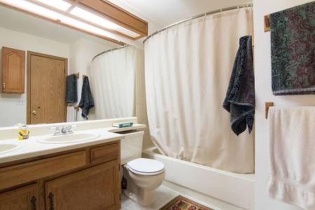 Large bathroom.
