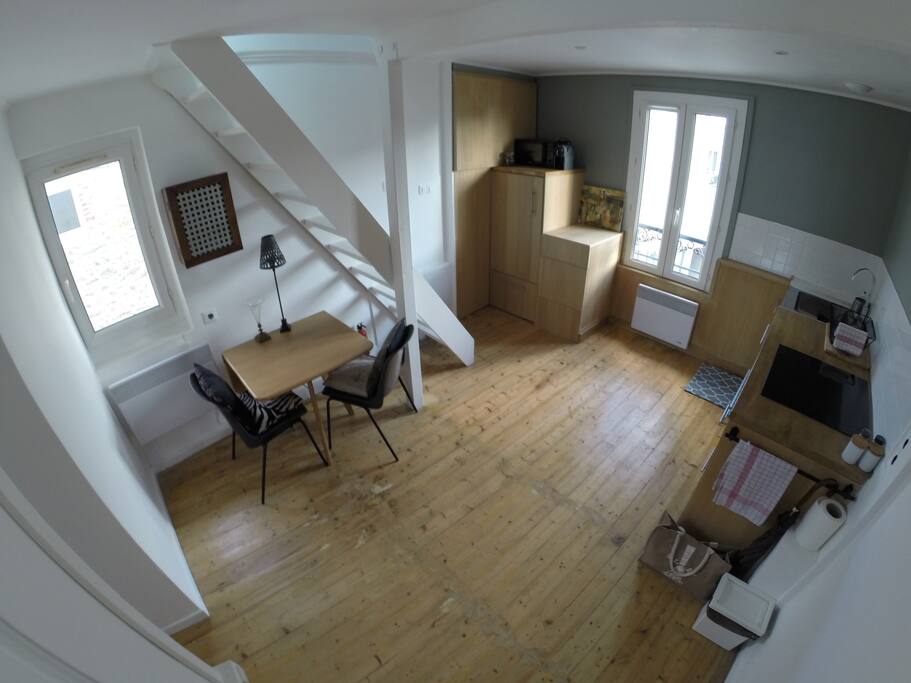 L'appartement est tout équipé