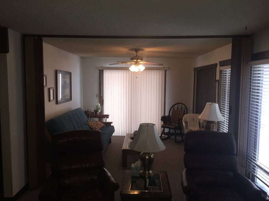 living room, futon bed