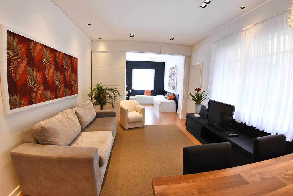 Sala com 3 ambientes