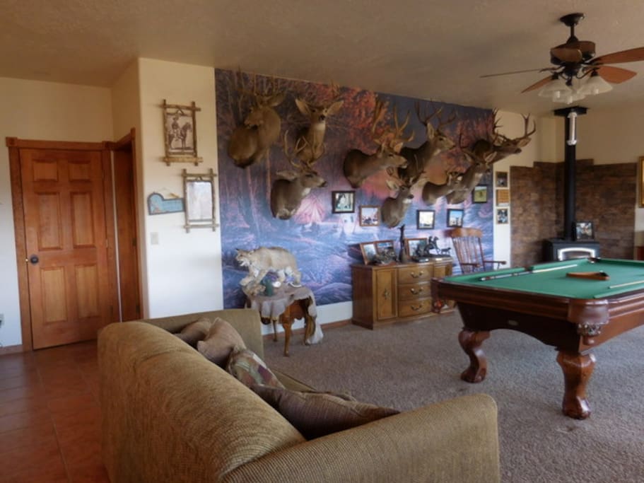 Open family room