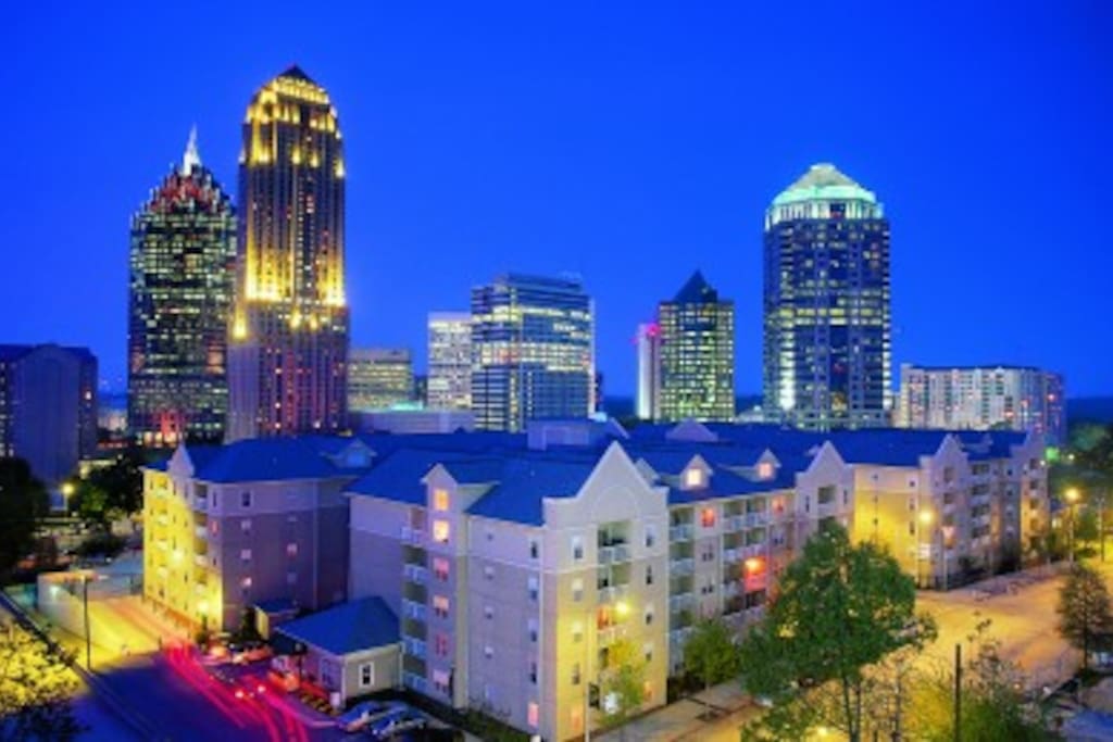 centrally located near nightlife and public transportation