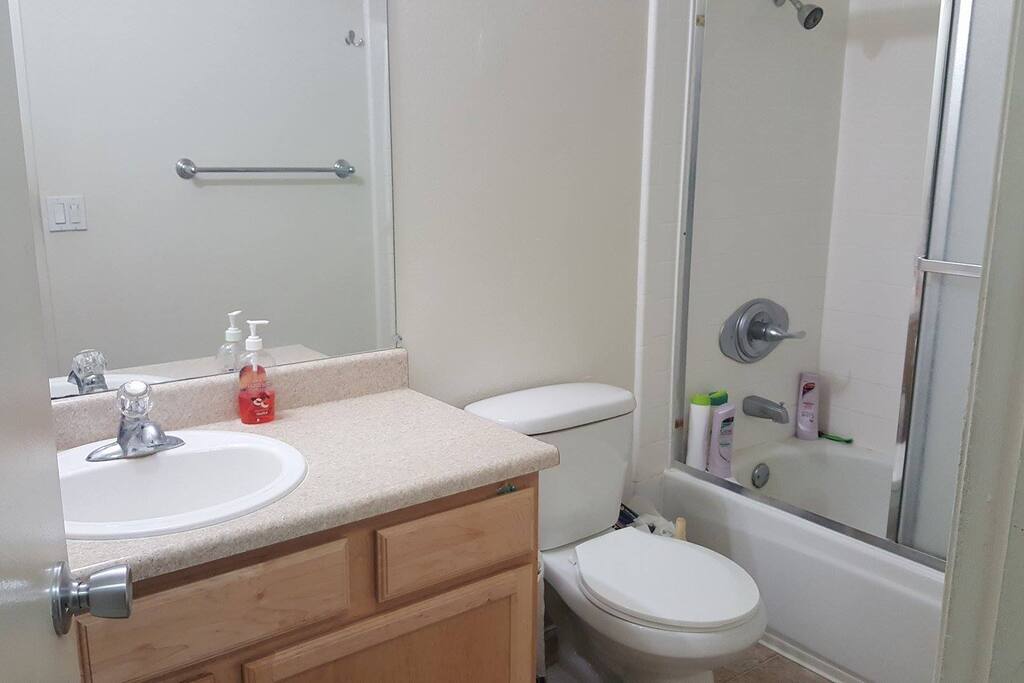 Shared restroom.