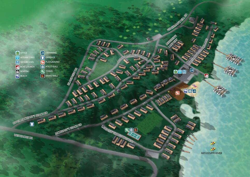 McCreary's Beach Resort Site Plan