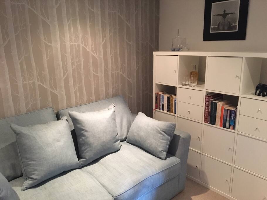 Ideal for sipping a whisky or watching the Internet-enabled, Freeview, TV.