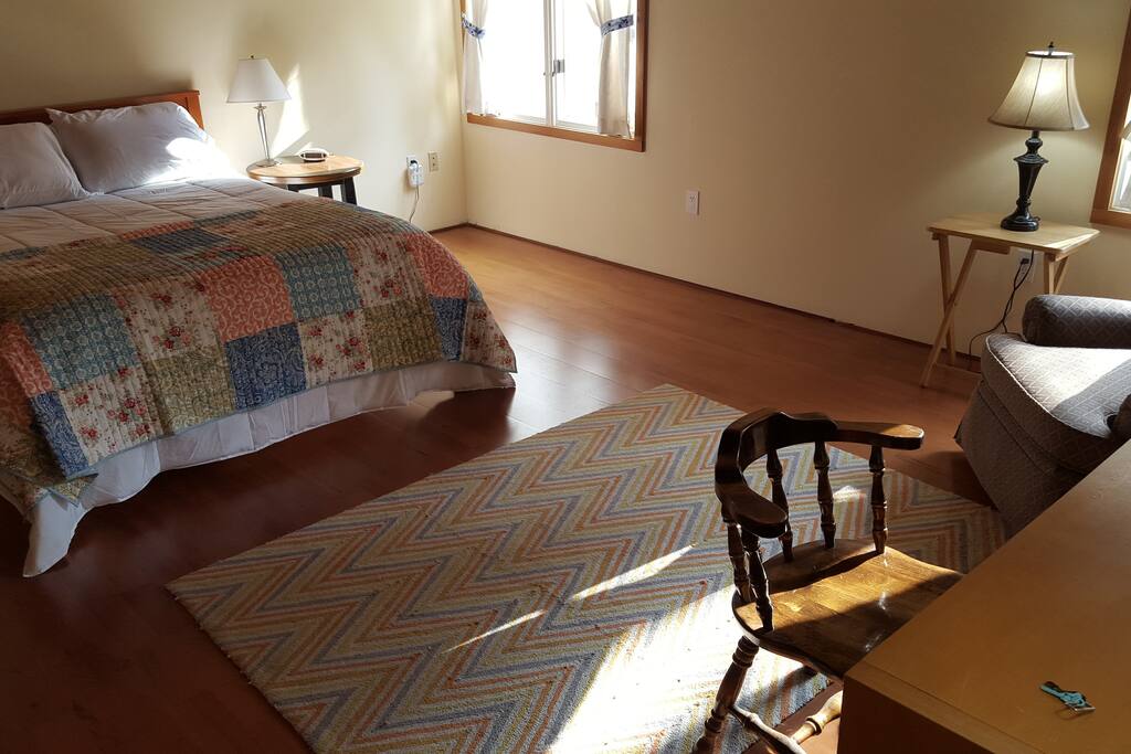 Your spacious private room.