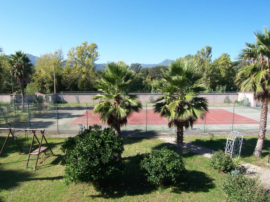 Court de tennis privé