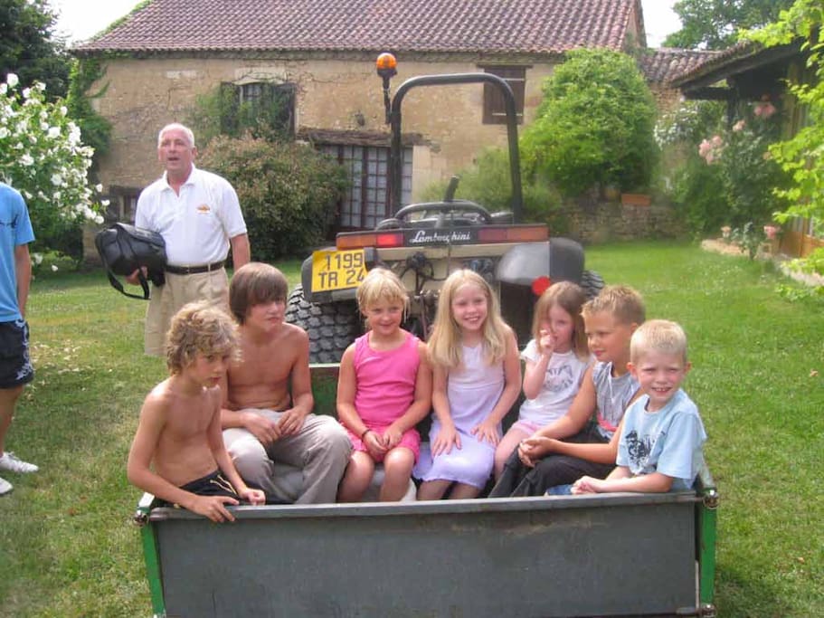 Bucket load of kids.