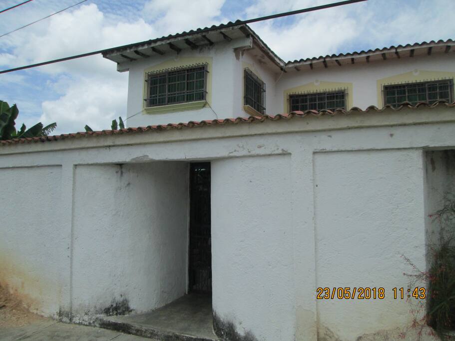 Fachada de la casa