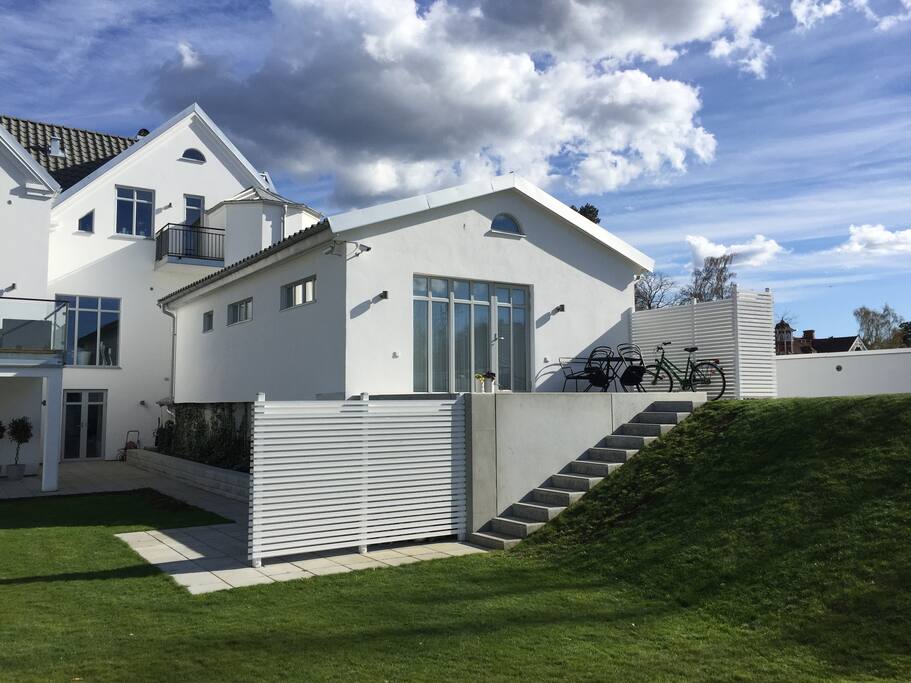 Bild på terrassen