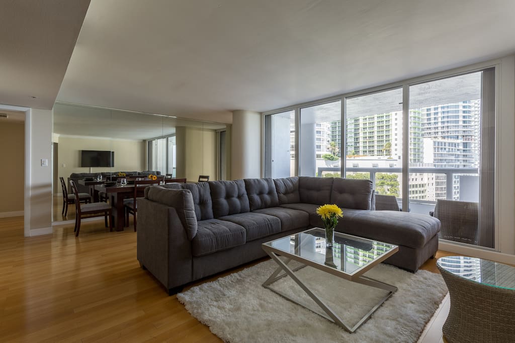 Spacious Living and Dining Rooms