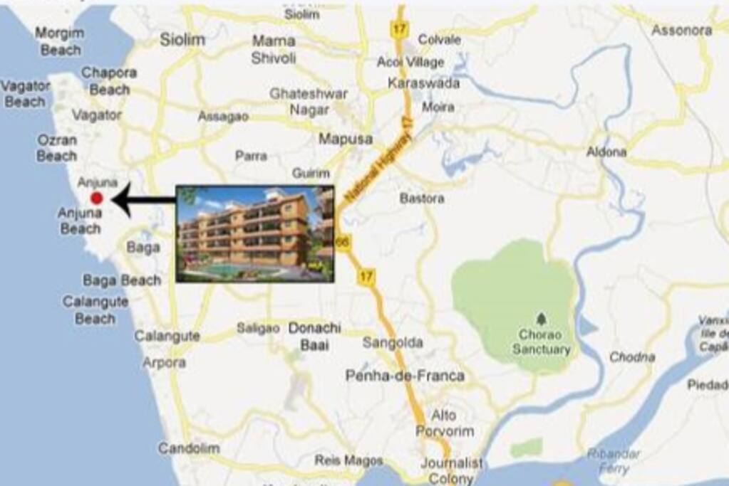 Residence in walking distance to the beach
