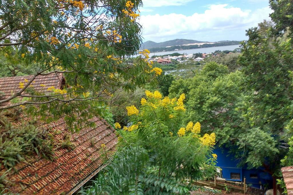 vista do chalé
