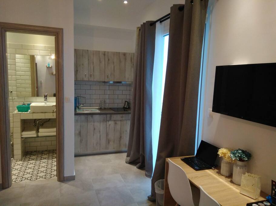 Workspace and Kitchenette