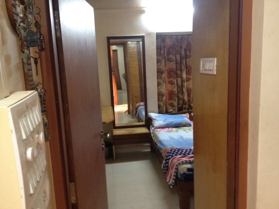 entrance to the room