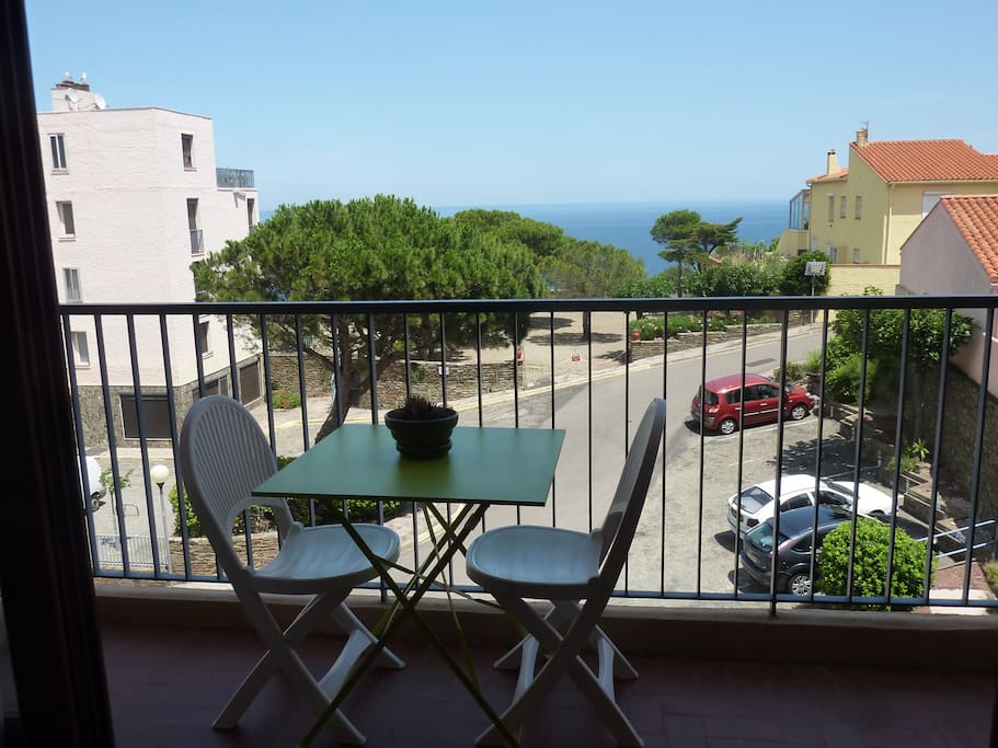 Balcon avec vue mer