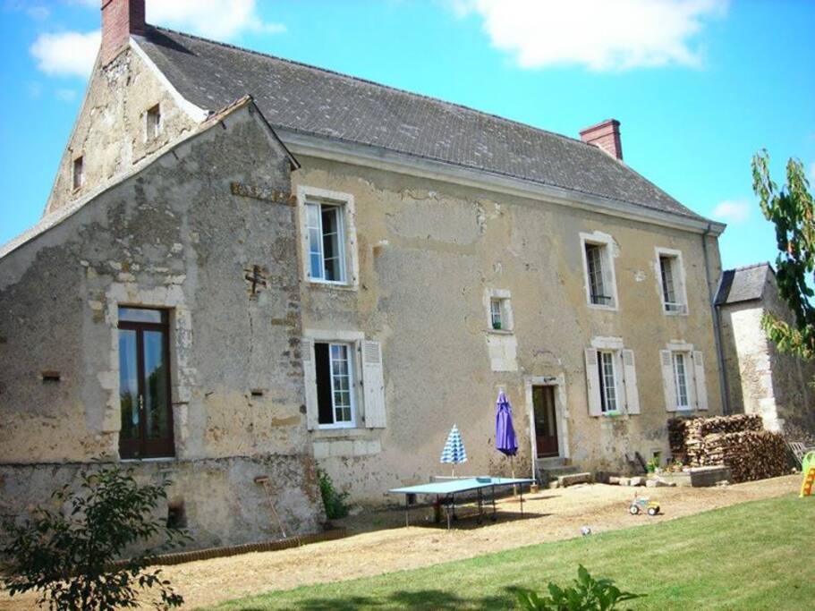 Maison face jardin