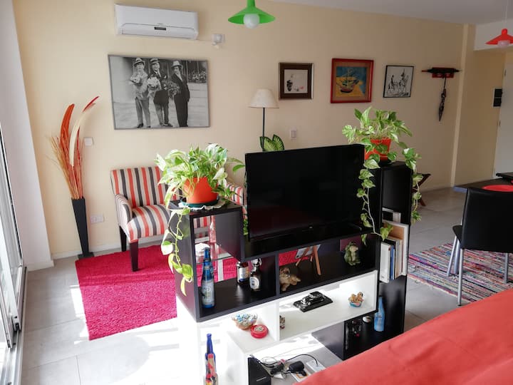Apartamento de 1 quarto em Palermo com varanda