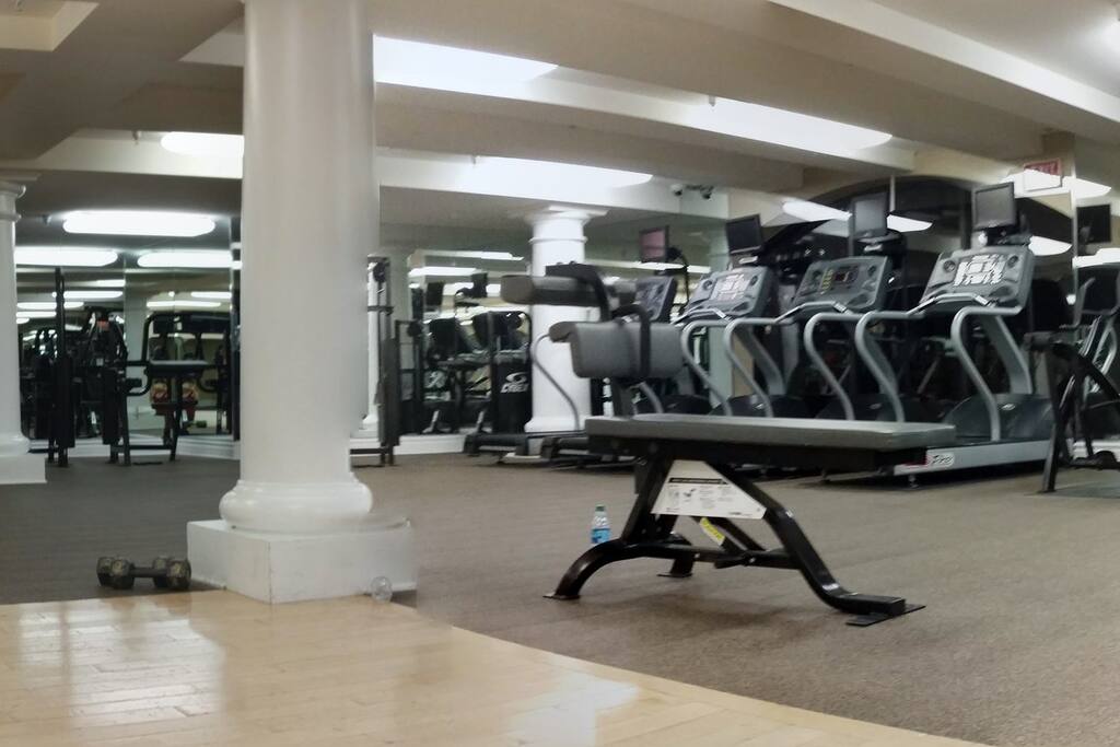 Fully equipped gym access included