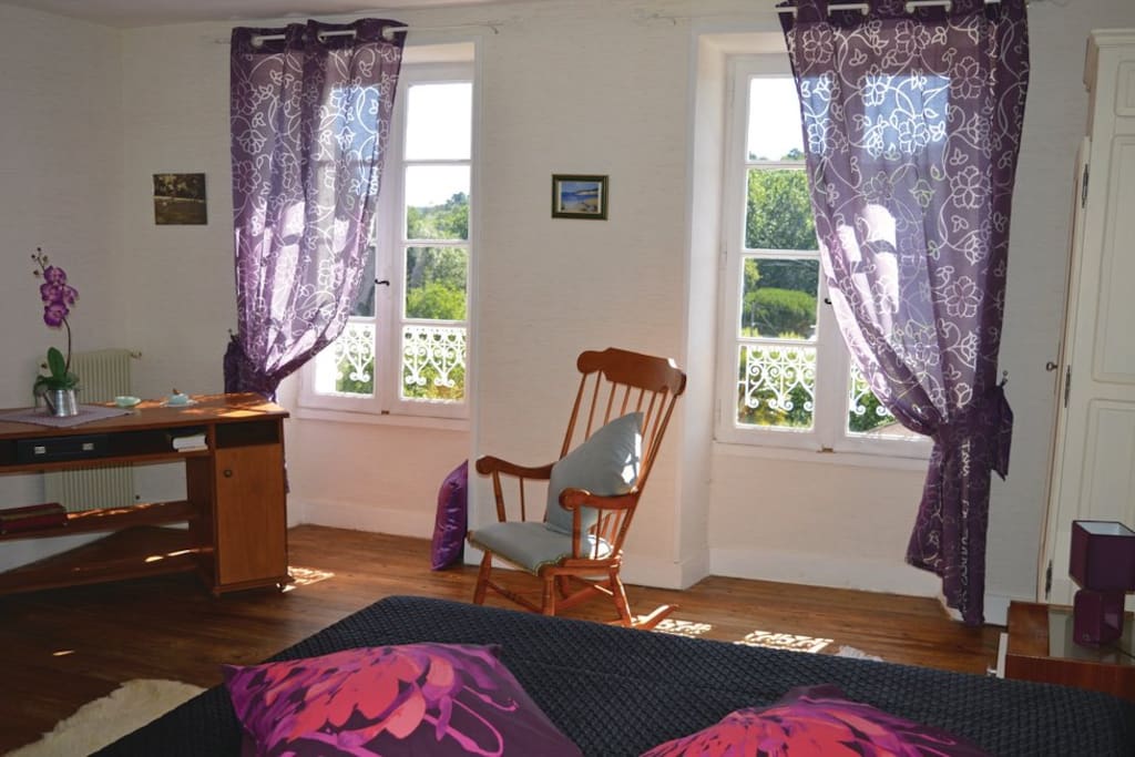 Chambre Orchidée très spacieuse