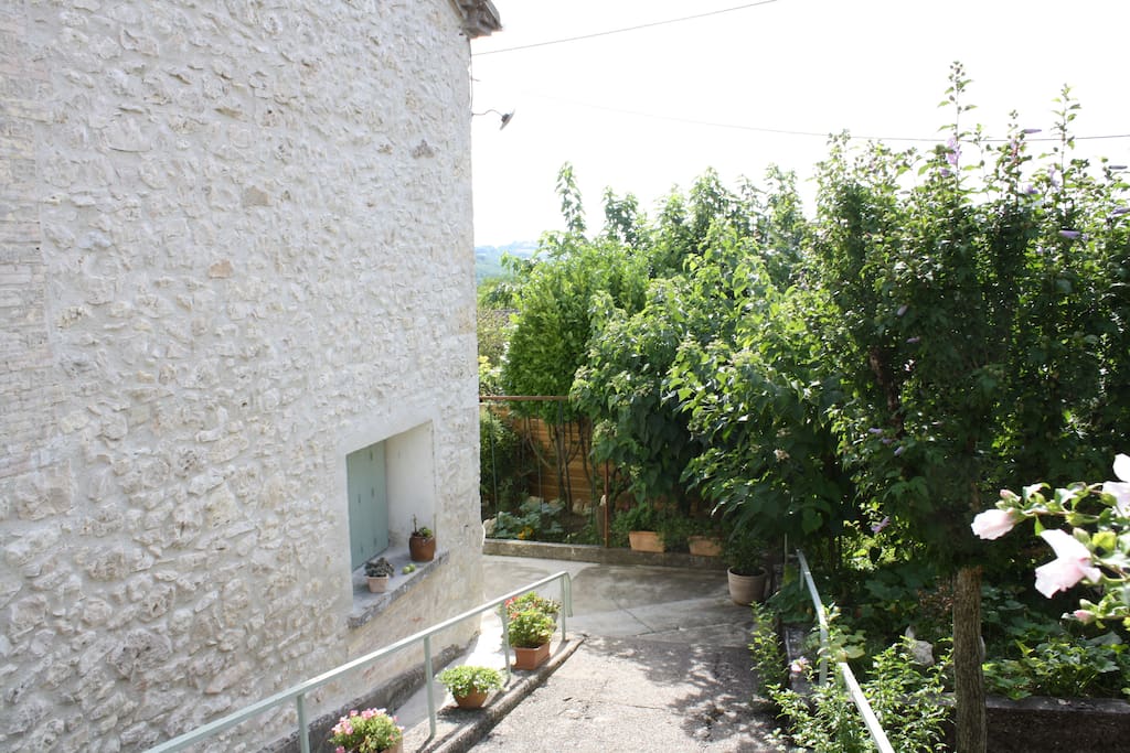 Private entrance to the house