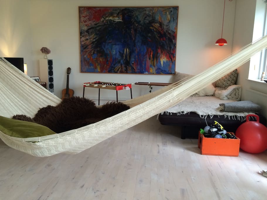 You can easily take down the hammock