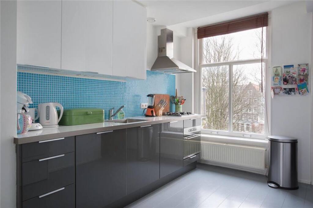 Fully stocked kitchen
