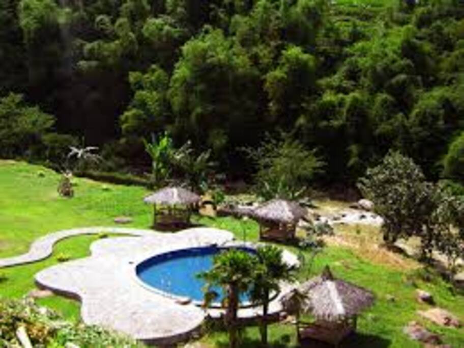 the pool by the river