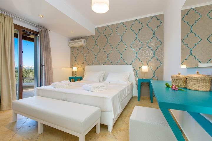 All three bedrooms of Villa Marina are located on the first floor!