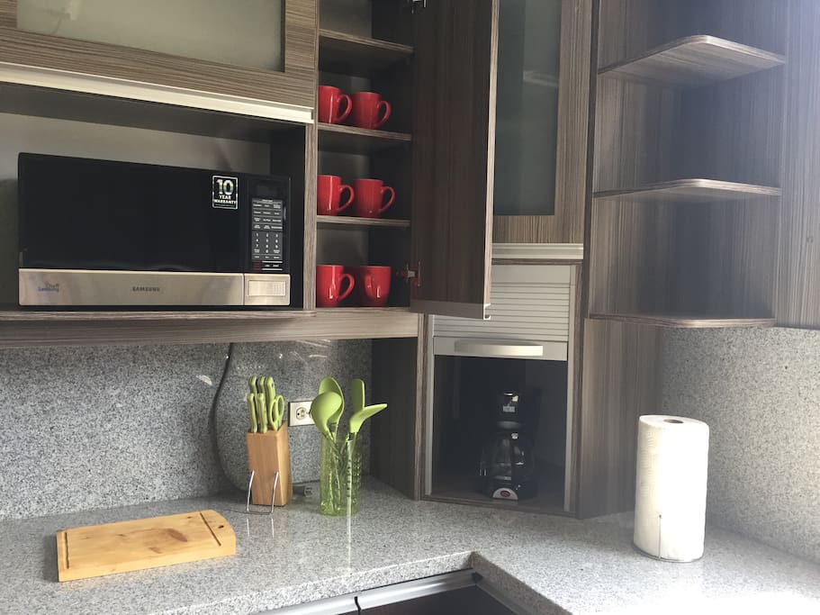Coffee maker and other kitchen utensils