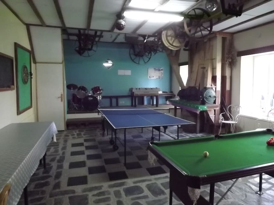By day... - Games room. Accessed via the outside