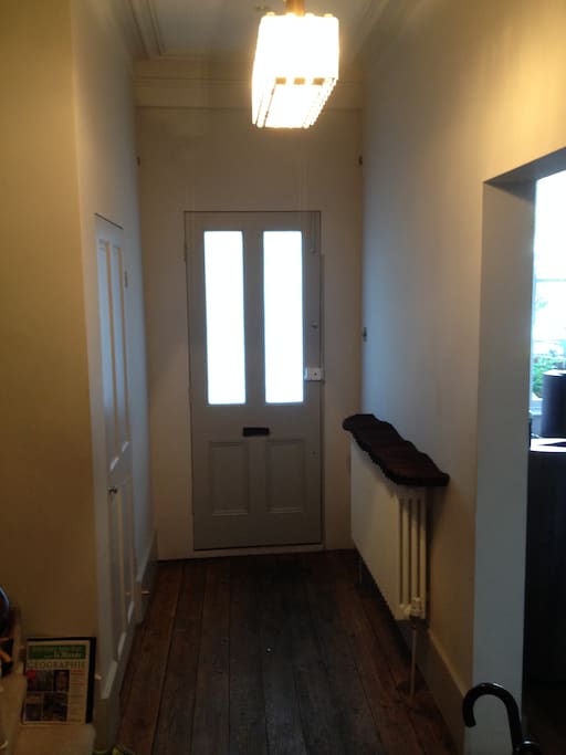 View inside the front door