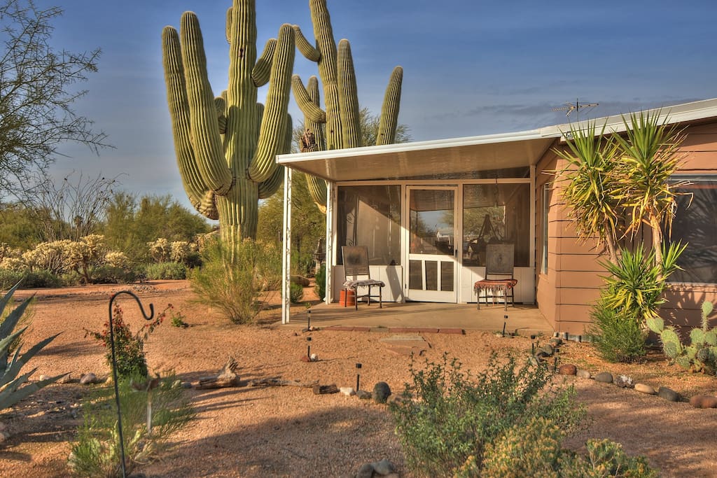 Secluded Rustic Desert Home in Cave Creek Houses for Rent in Cave