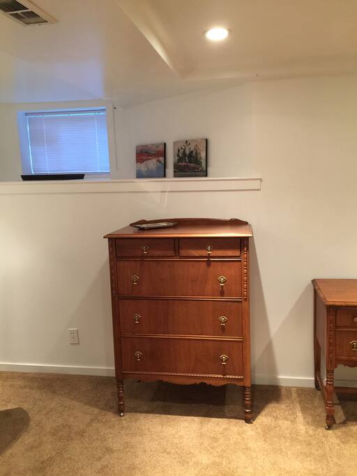 Bedroom 2 - Mid-Century Antique dresser