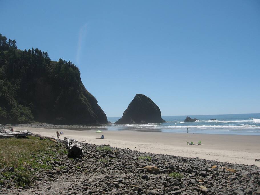 The Barnacle's Beach in July