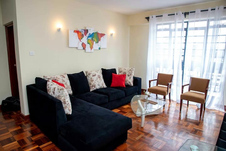 SHERRY'S SAFARI 1BD - WESTLANDS ROAD WITH GYM