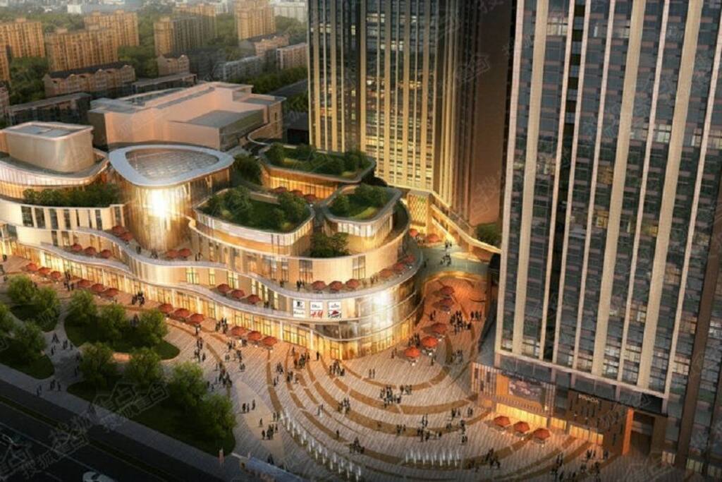 精装复式2室1厅公寓,位于大型商业中心金地广场,配套齐全,双地铁,温馨舒适,旅游度假出差首选,可开发票