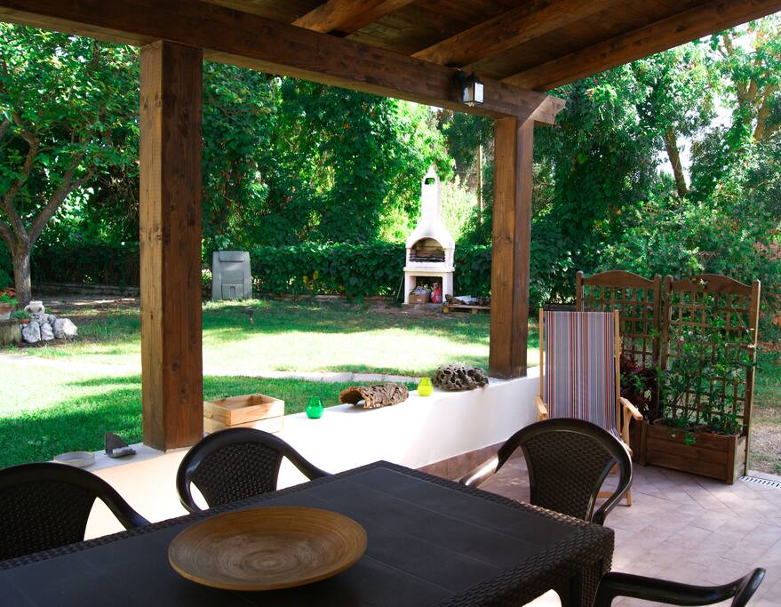 La veranda.