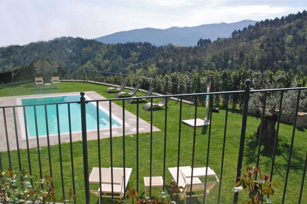 Swimming pool and view