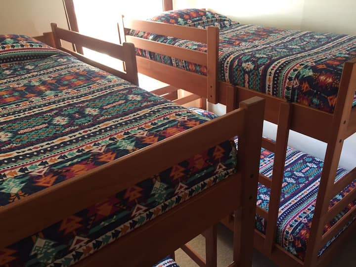 2. spálňa s 2 poschodovými spálňami