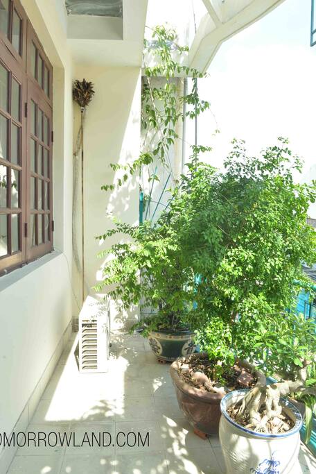 Large balcony